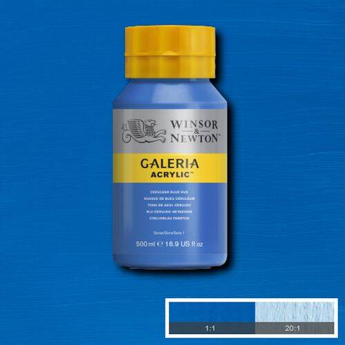 Winsor & Newton Galeria Acrylic Paint - 500ml Bottle, Buff Titanium, With Nozzle Cap