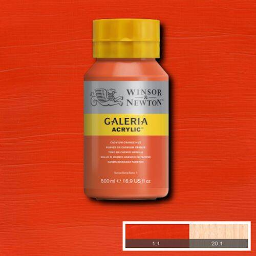 Winsor & Newton Galeria Colore Acrilico 500Ml, Bianco